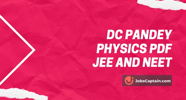 objective physics medical dc pandey pdf